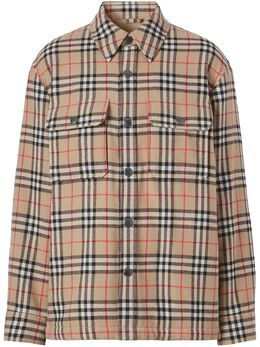 Burberry: Куртка Vintage Check из шерсти