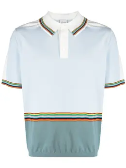 Paul Smith: Поло  Signature Stripe в полоску