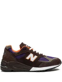 New Balance: Оранжевые кроссовки 