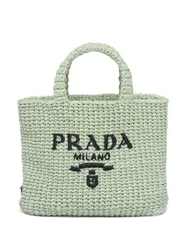 Prada: Чёрная сумка-шоппер 