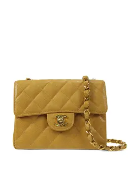 CHANEL Pre-Owned: Бежевая сумка 