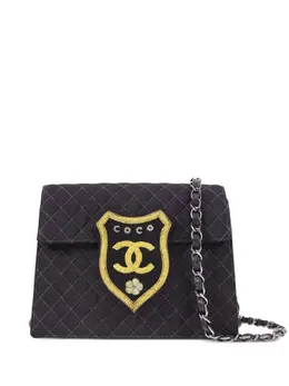 CHANEL Pre-Owned: Чёрная сумка 