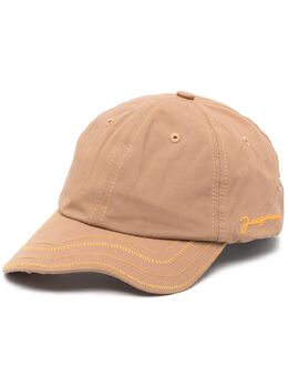 Jacquemus: Бежевая кепка La Casquette