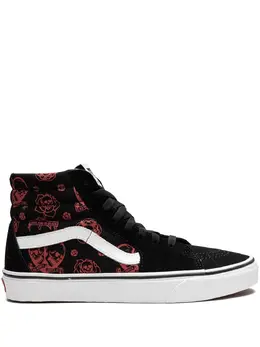 Vans: Чёрные кроссовки  Sk8-Hi