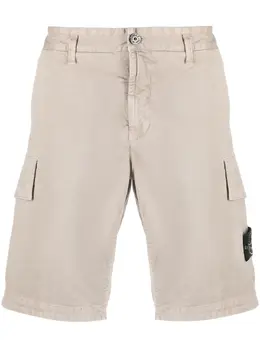Stone Island: Хлопковые шорты 
