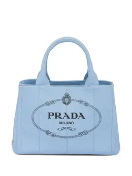 Prada: Сумка-шоппер с принтом 