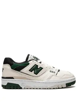 New Balance: Белые кроссовки  550