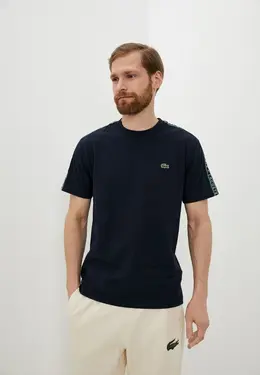 Lacoste: Синяя футболка 