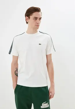 Lacoste: Белая футболка 