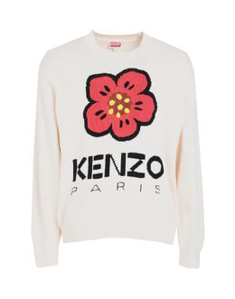 KENZO: Трикотажный свитер 