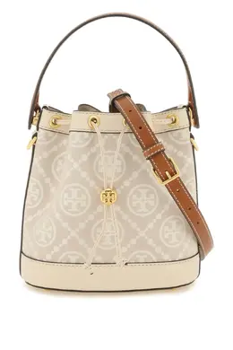 Tory Burch: Бежевая сумка 