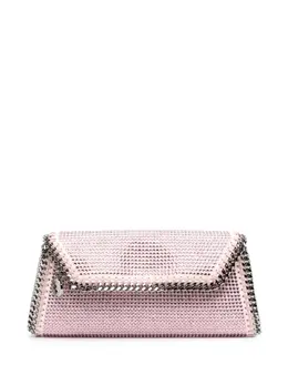 Stella McCartney: Розовый клатч  Falabella