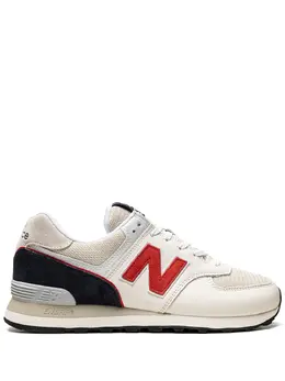 New Balance: Светлые кроссовки  574