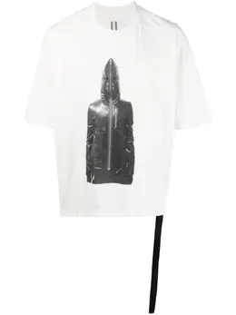 Rick Owens DRKSHDW: Футболка с принтом 