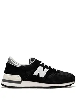 New Balance: Чёрные кроссовки  990