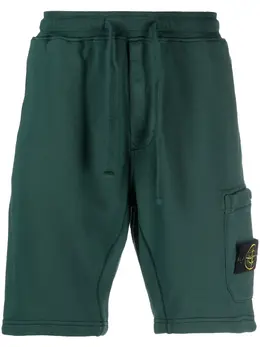 Stone Island: Зелёные шорты 