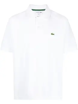 Lacoste: Белое поло 