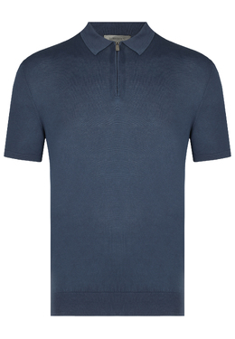 CORNELIANI: Синее поло 