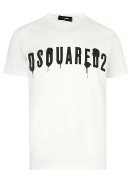 DSQUARED2: Белая футболка 