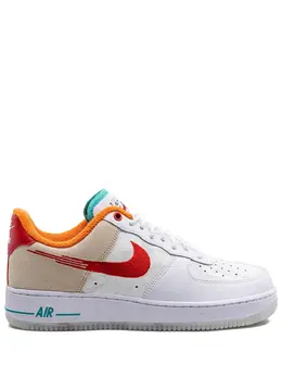 Nike: Белые кроссовки Air Force 1 Low