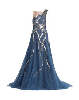 MARCHESA: Длинное платье 