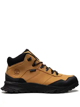 Timberland: Светлые ботинки 
