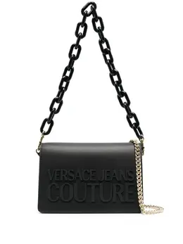 Versace Jeans Couture: Чёрная сумка 