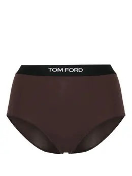 TOM FORD: Коричневые трусы Logo