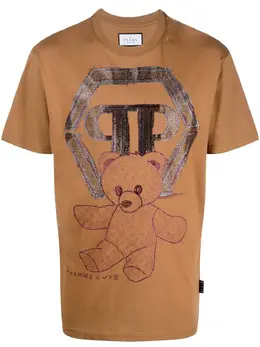 Philipp Plein: Футболка Teddy Bear с принтом