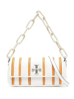 Tory Burch: Сумка  Kira в полоску