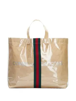 Gucci Pre-Owned: Бежевая сумка-шоппер 