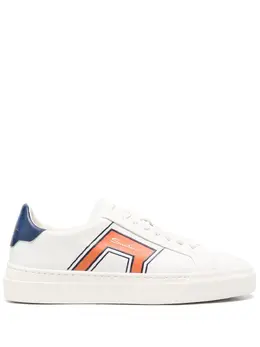 Santoni: Белые кроссовки 