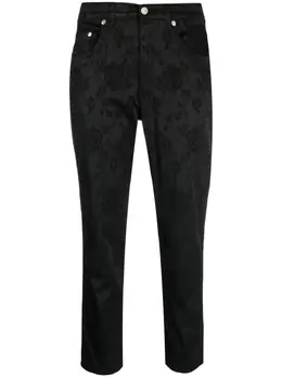 Versace Pre-Owned: Брюки с растительным принтом 