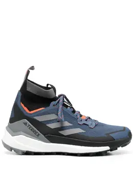 adidas: Синие кроссовки  Terrex Free Hiker