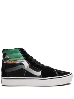 Vans: Чёрные кроссовки  Sk8-Hi