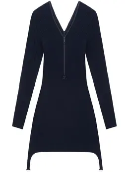 Courrèges: Трикотажное платье 