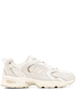 New Balance: Белые кроссовки 