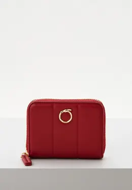 Trussardi: Красный кошелёк 