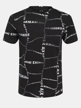 Armani Exchange: Чёрная футболка