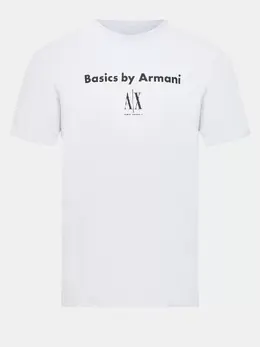 Armani Exchange: Белая футболка