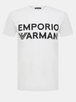 Emporio Armani: Белая футболка 