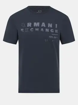 Armani Exchange: Тёмная футболка