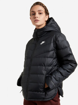 Nike: Чёрный пуховик Sportswear