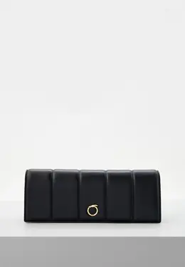 Trussardi: Чёрный клатч 