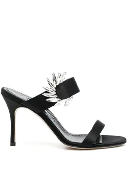 Manolo Blahnik: Чёрные сандалии 