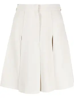 Brunello Cucinelli: Бежевая юбка 