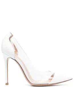 Gianvito Rossi: Белые туфли  Plexi