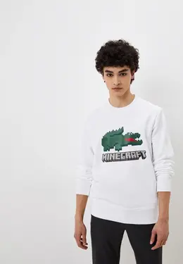 Lacoste: Белый свитшот 