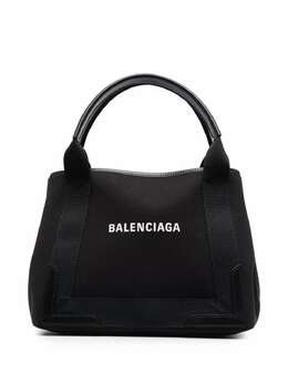 Balenciaga: Синяя сумка-шоппер  Navy