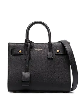 Saint Laurent: Чёрная сумка-шоппер  Sac de Jour